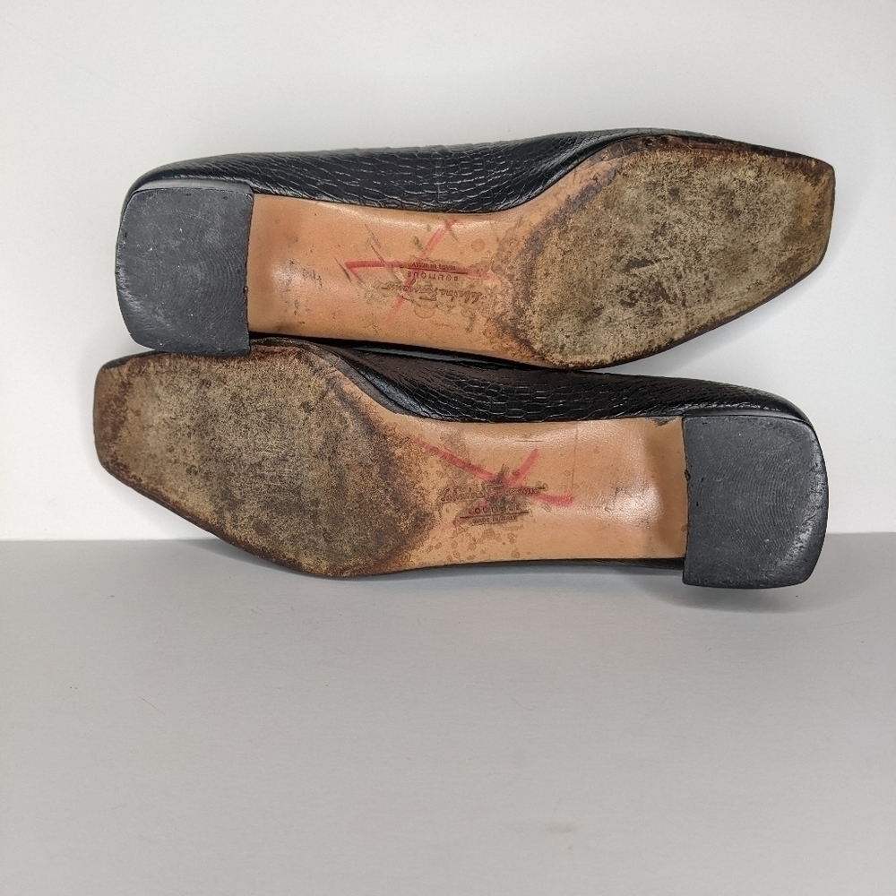 Salvatore Ferragamo Croc Heels - Picture 14 of 15